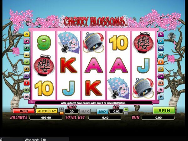 Cherry BlossomsVideo Slot