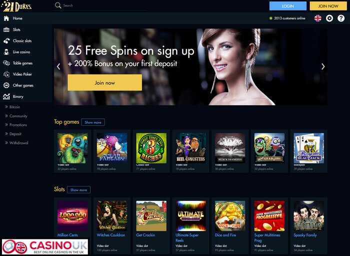 21Dukes Casino software